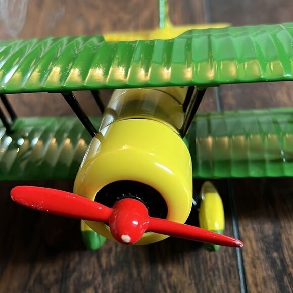 1993 EAA John Deere Airplane Bank Spec Cast Stock Number 37516 excellent Conditi - Picture 9 of 16